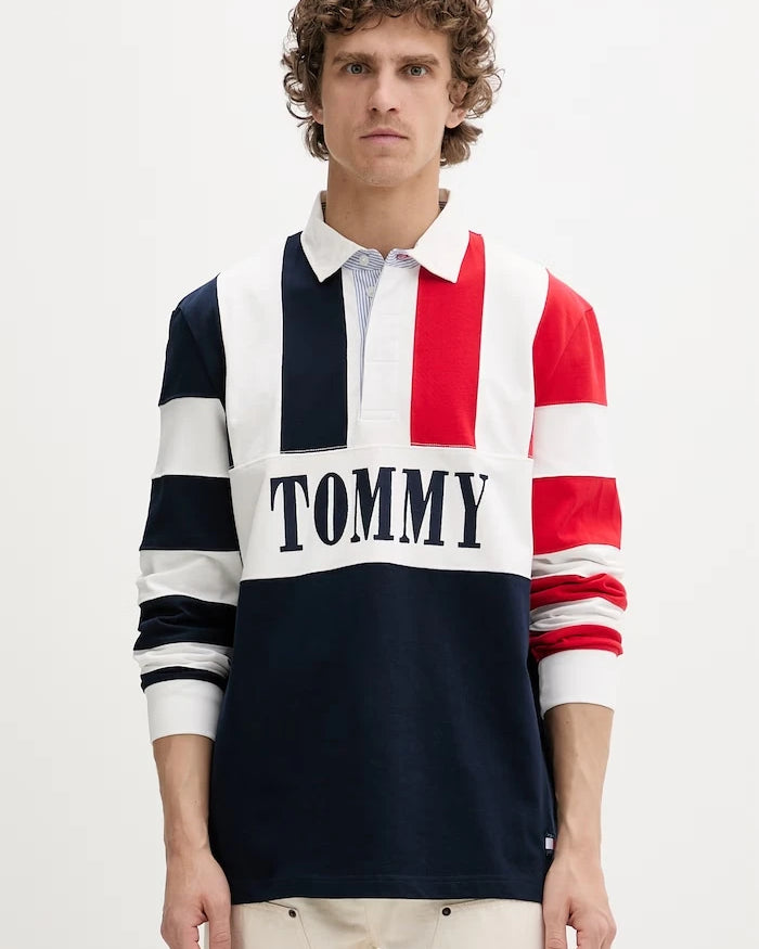 Tommy Jeans мъжка блуза с дълги ръкави от памук