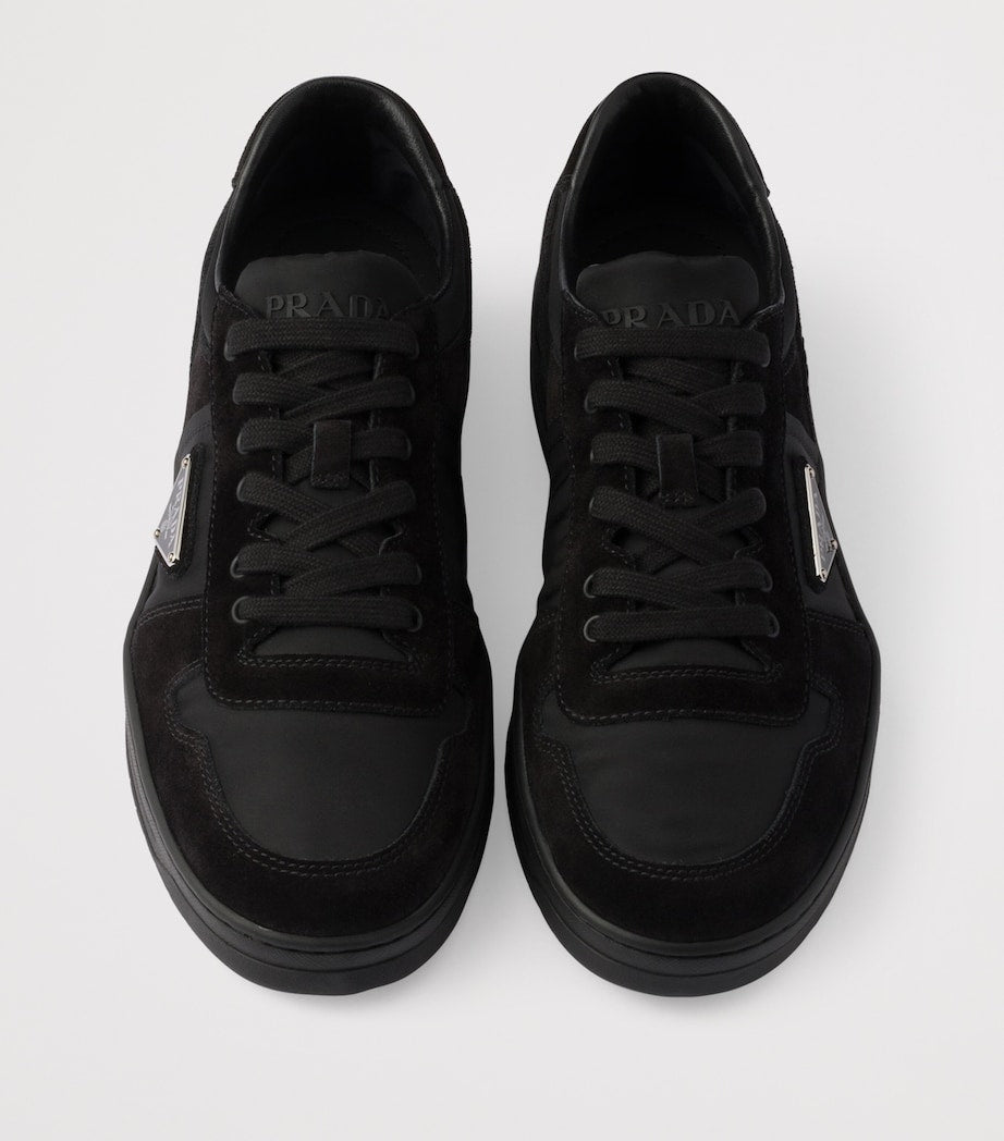Prada Suede and Re-Nylon Downtown Sneakers