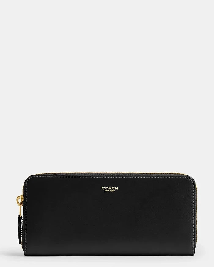Coach kadın deri cüzdan Accordion Zip