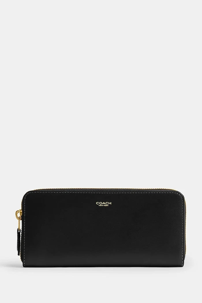 Coach портфейл дамски от кожа Accordion Zip