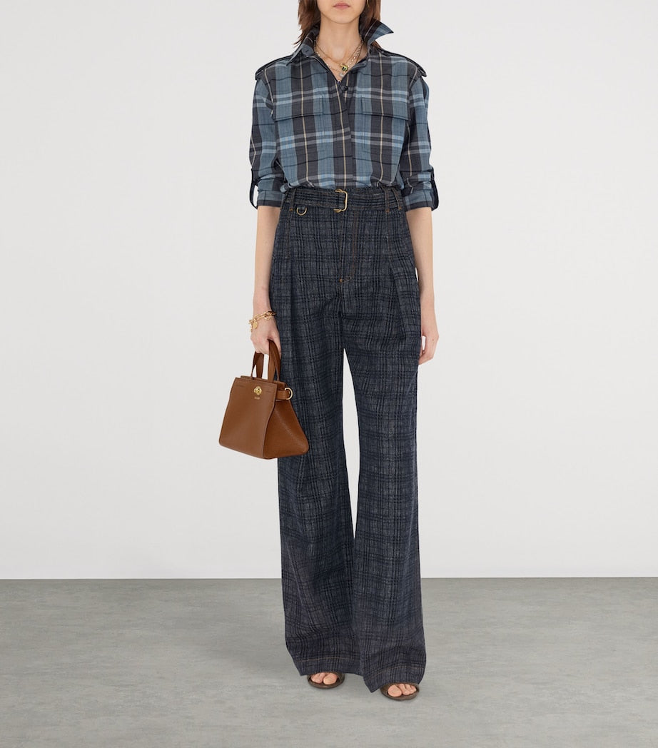 Burberry Mini Calfskin Cotswolds Tote Bag