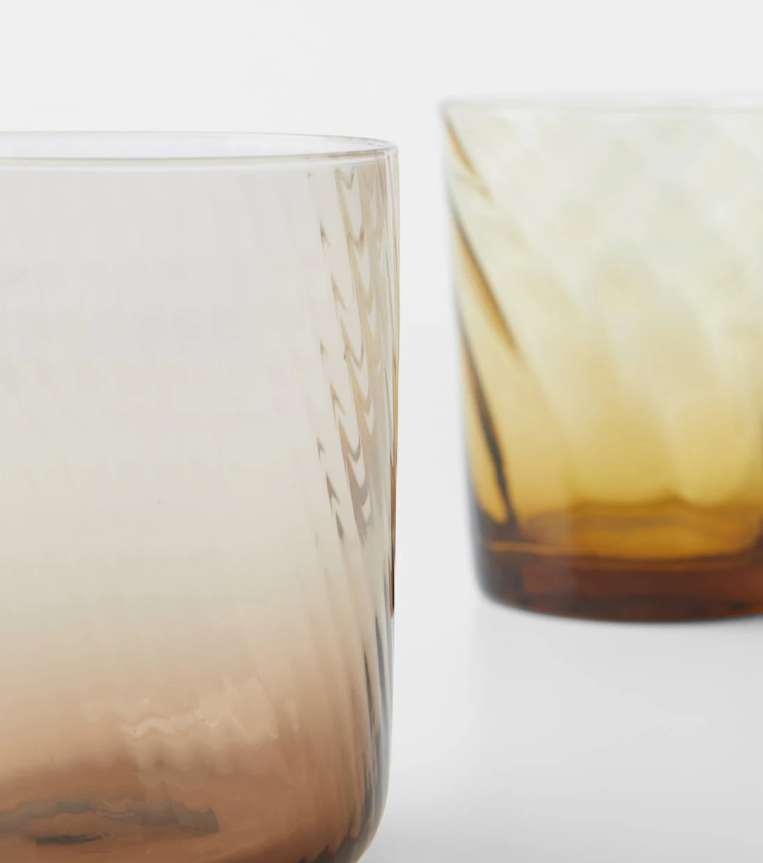 Bitossi - Set of 6 glass tumblers