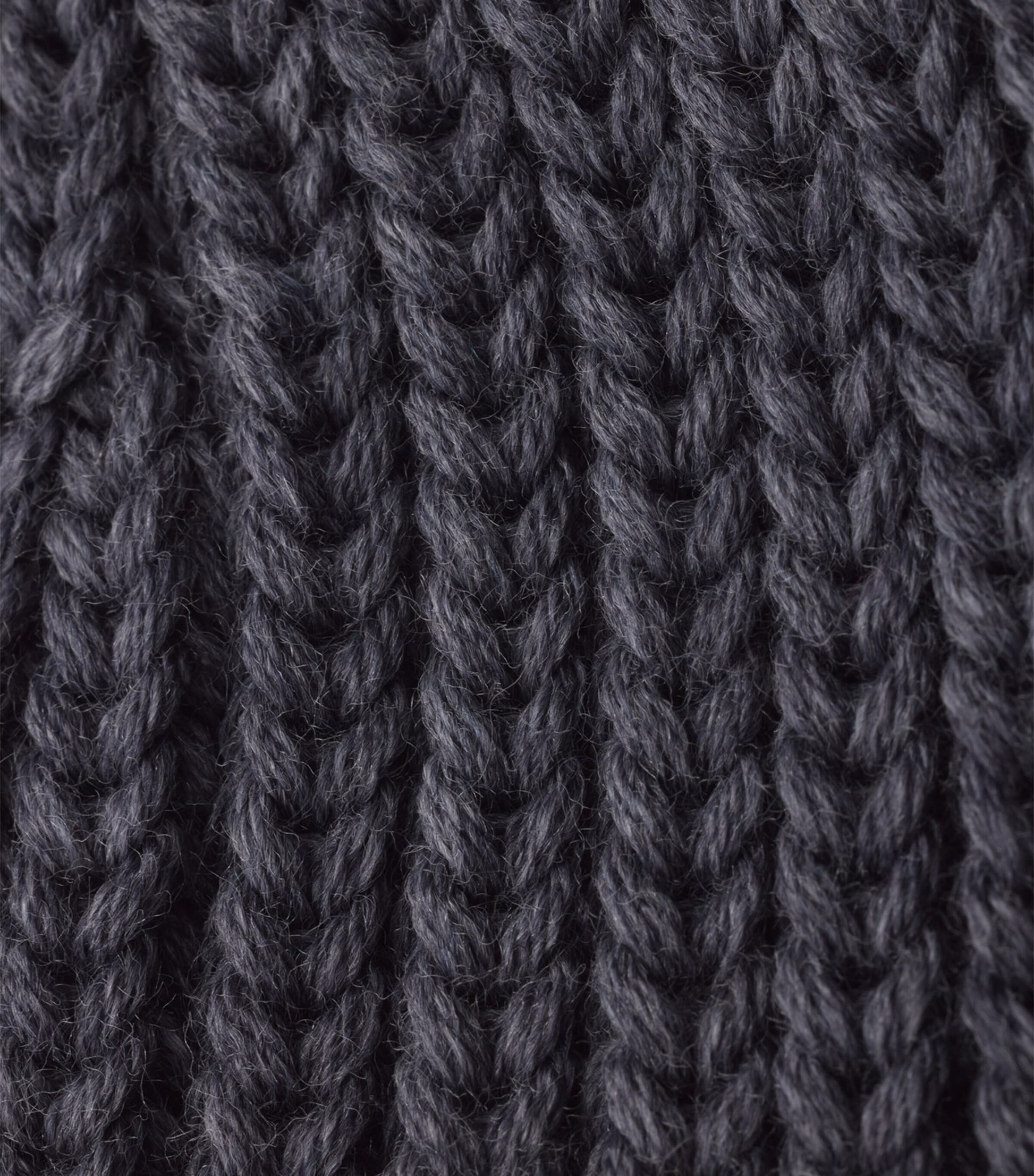 Prada Grey Wool Logo Beanie