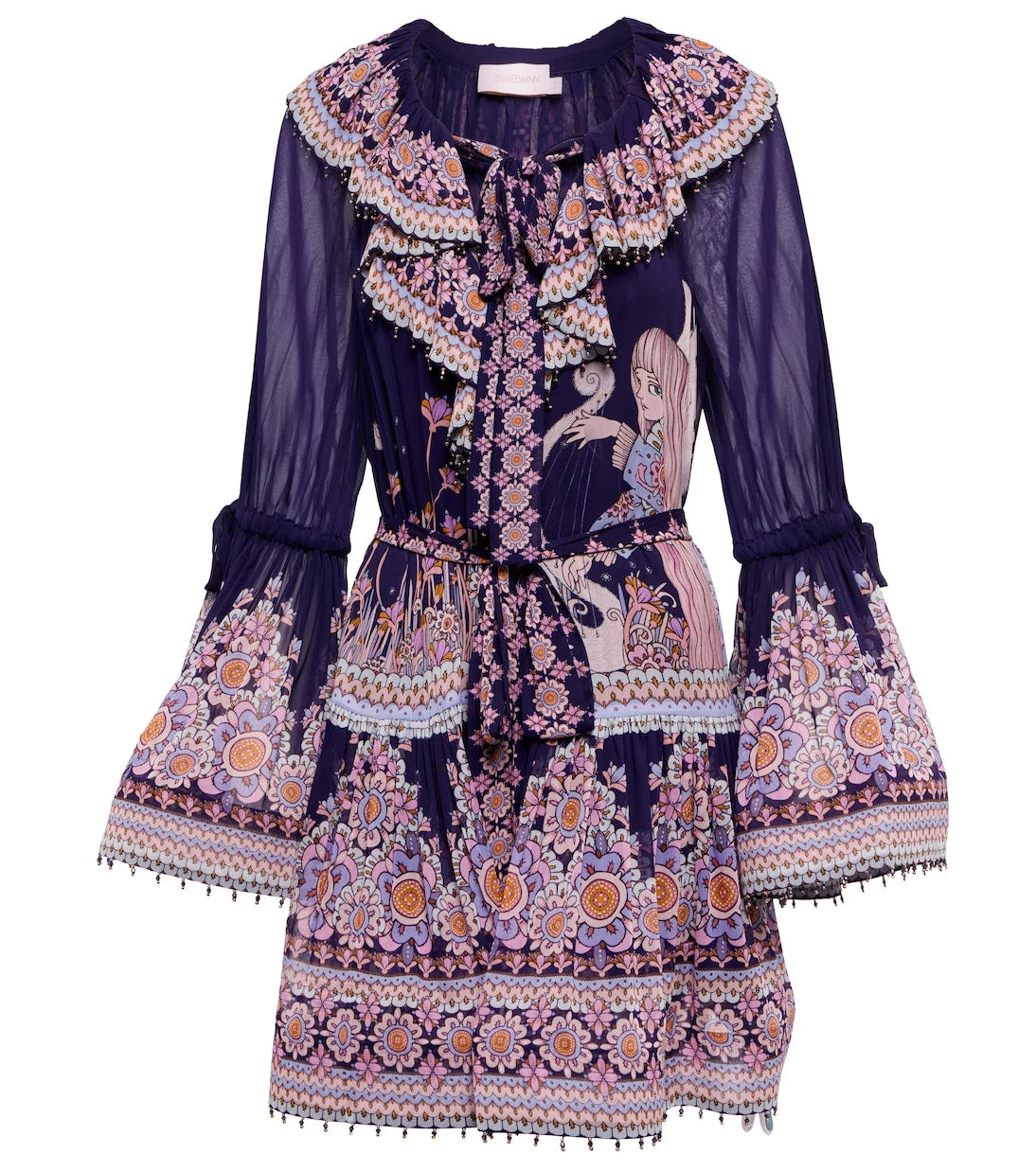 Zimmermann - Celestial Virgo printed minidress