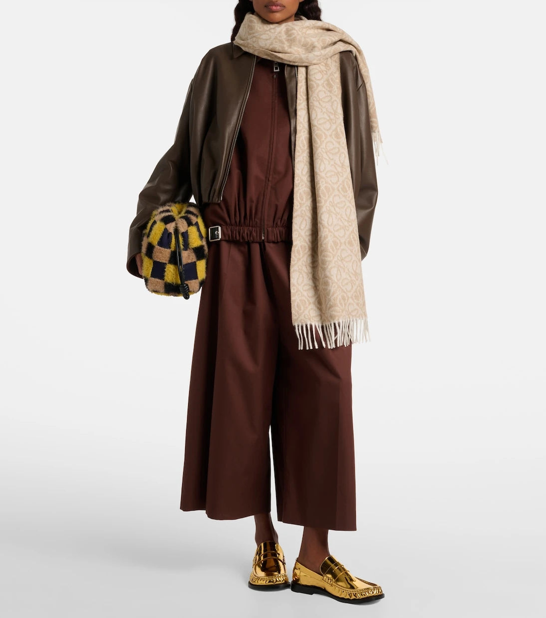 Loewe - Anagram wool and cashmere scarf