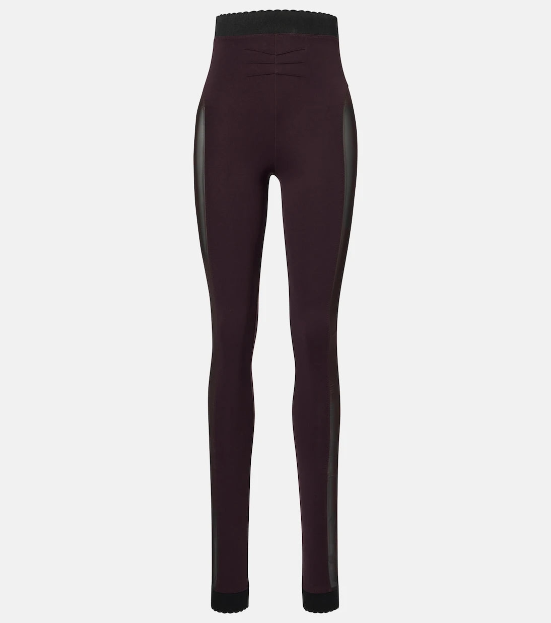 The Attico - Paneled leggings
