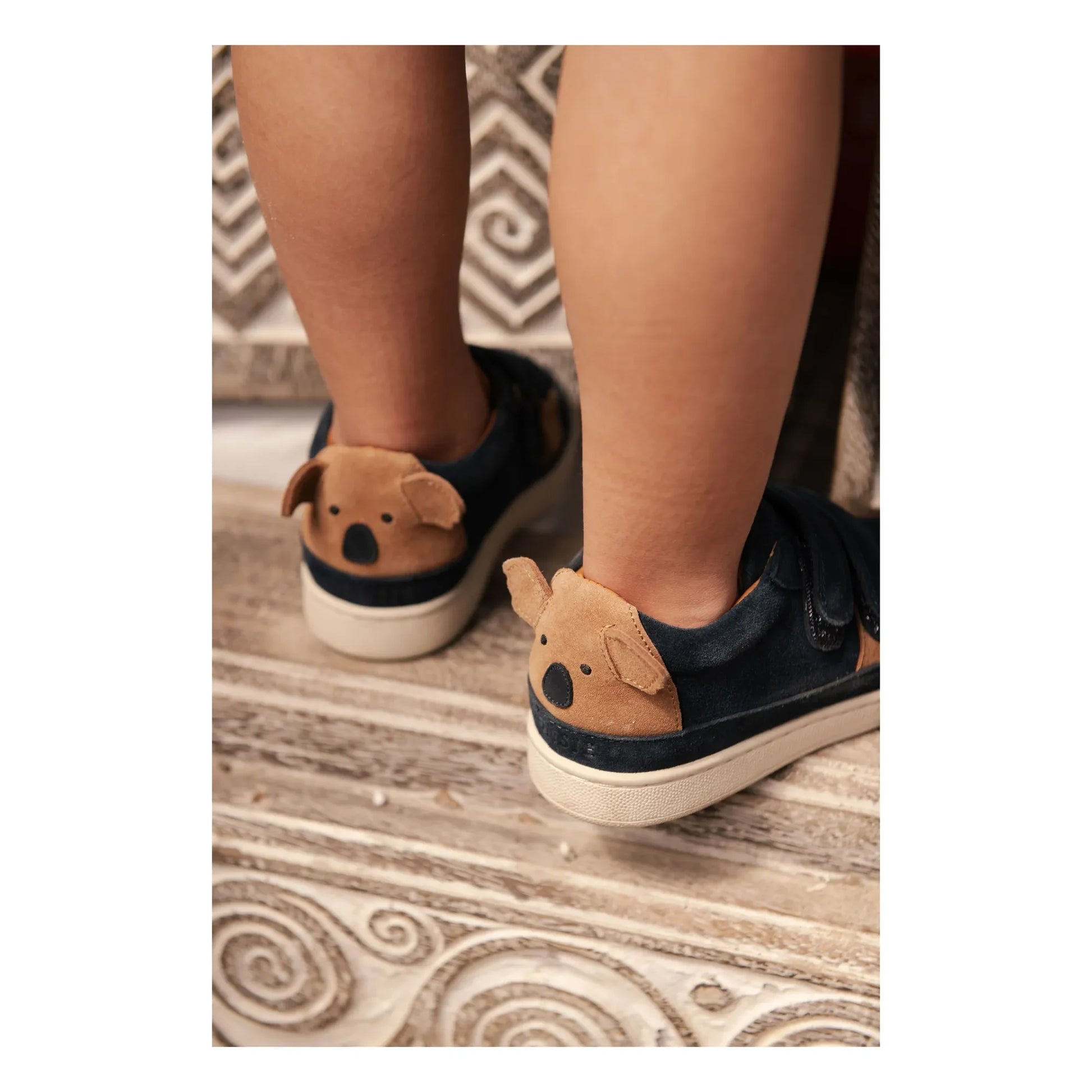 Donsje - Rinou Koala Suede Scratch Sneakers | Midnight blue