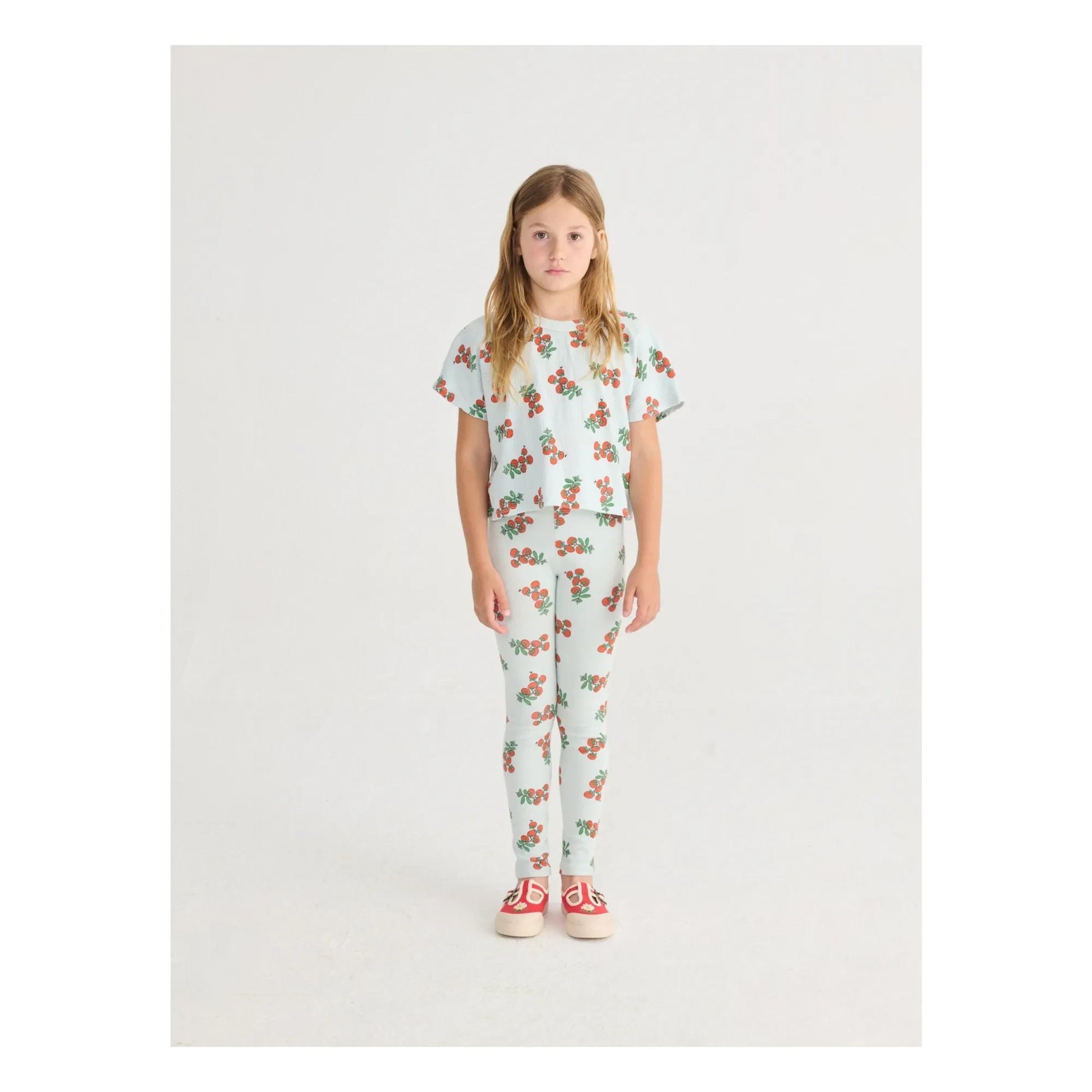 Bobo Choses - Organic Cotton Tomato Legging | Pale blue