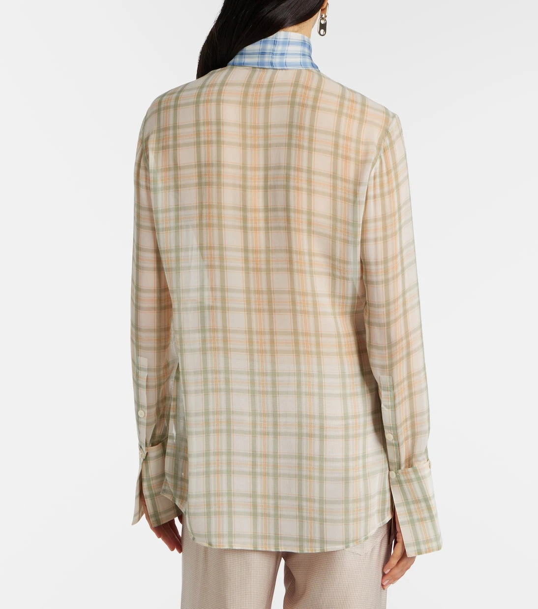 Acne Studios - Sheer tie-neck silk blouse