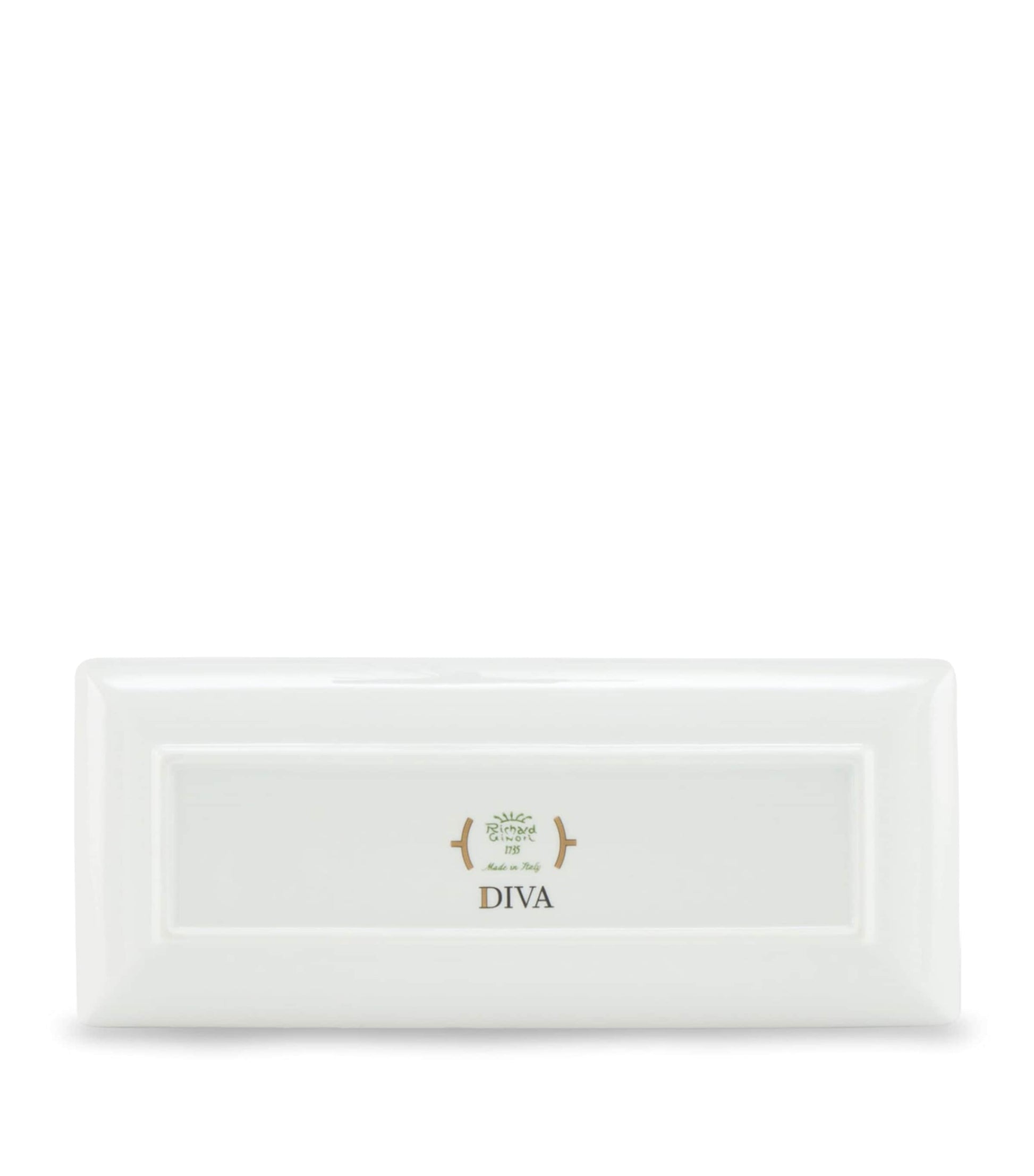 GINORI 1735 Porcelain Colonna Diva Rectangular Change Tray (28cm)