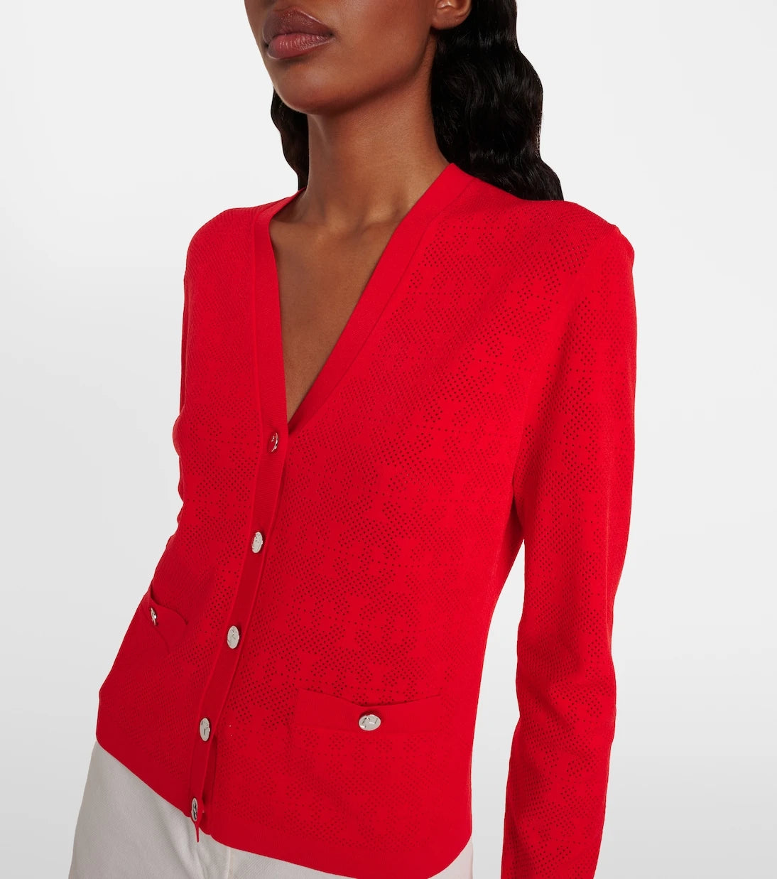 Tory Burch - T Monogram jacquard cardigan