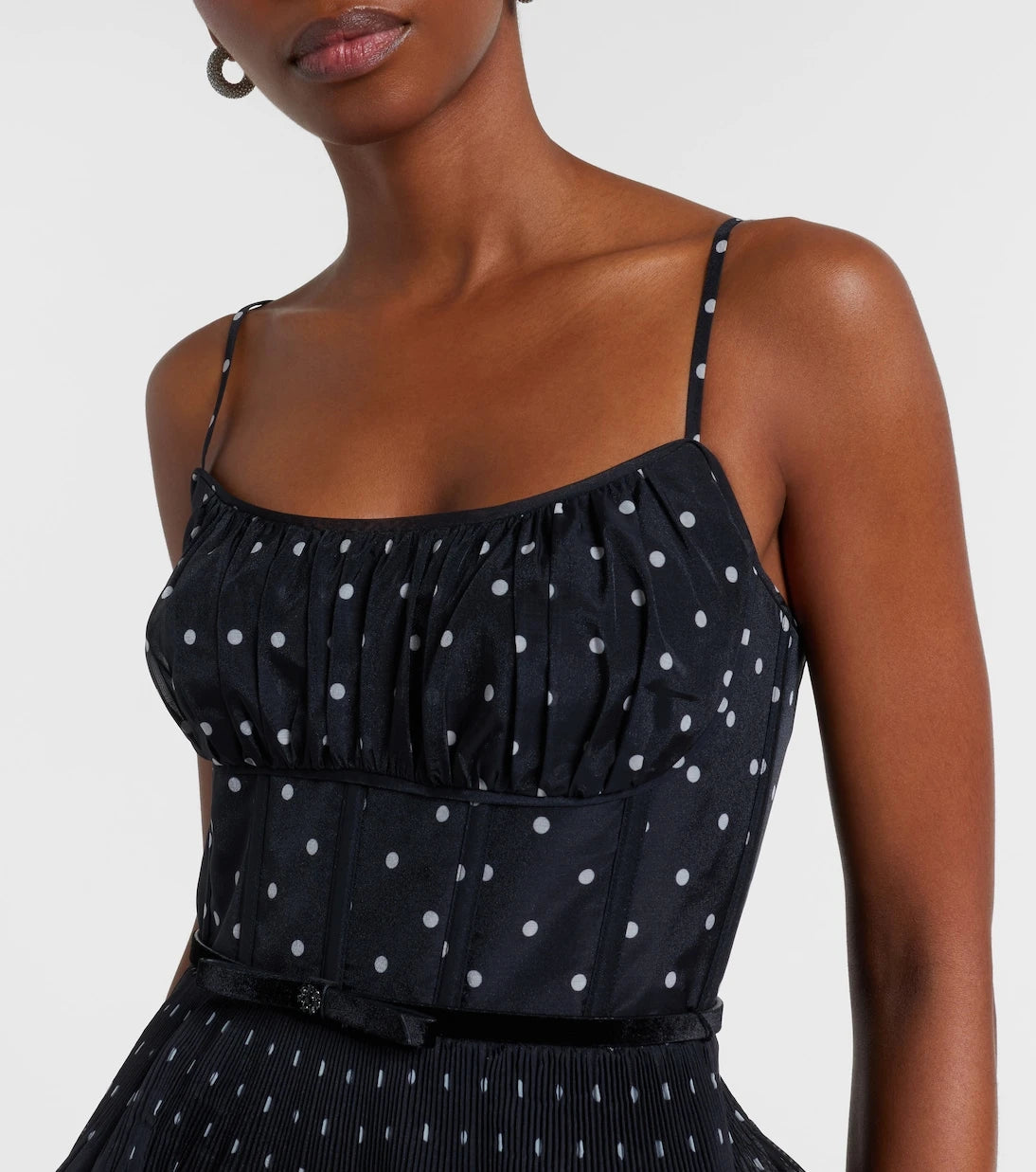 Zimmermann - Polka-dot tiered midi dress