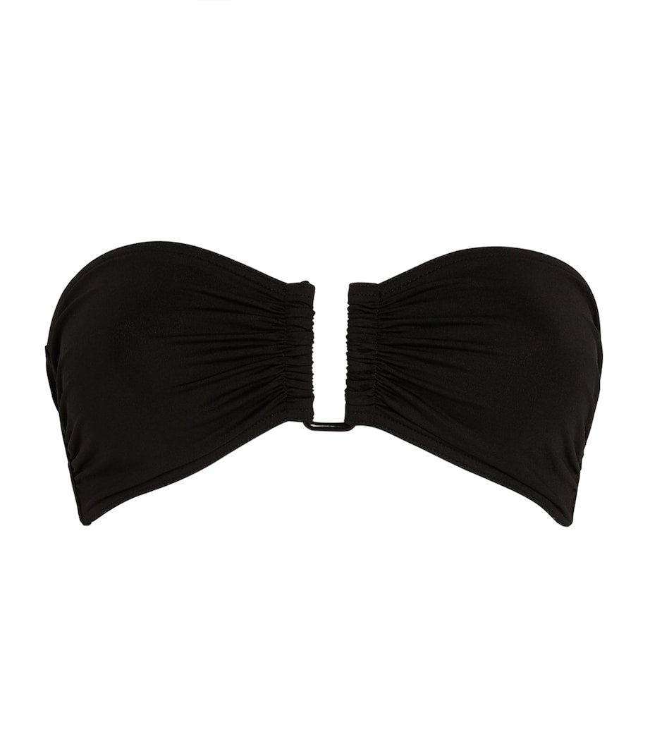 Black Show Bandeau Bikini Top