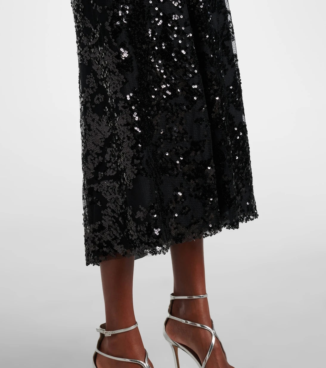 Victoria Beckham - Sequined gathered midi dress