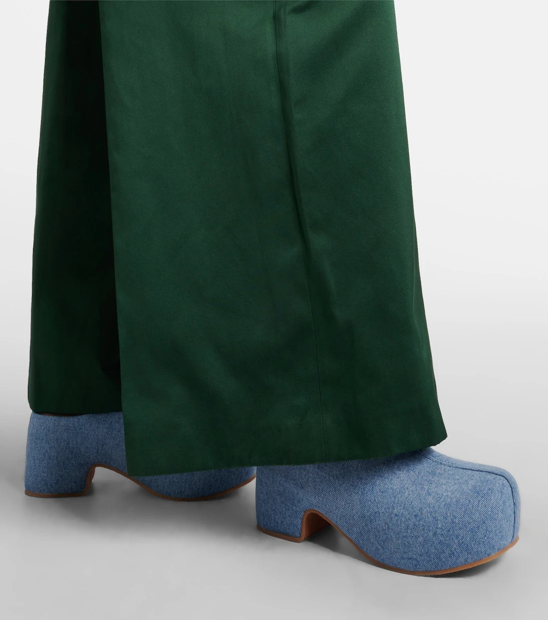 Dries Van Noten - Denim clogs