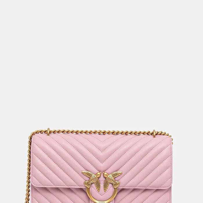 Pinko чанта crossbody дамска от кожа