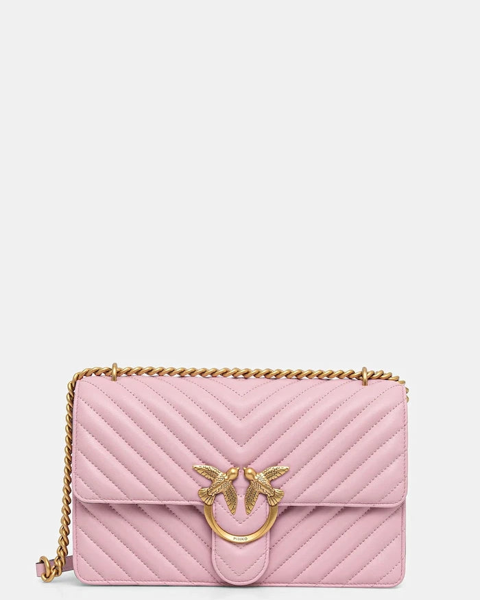 Pinko kadın deri crossbody çanta