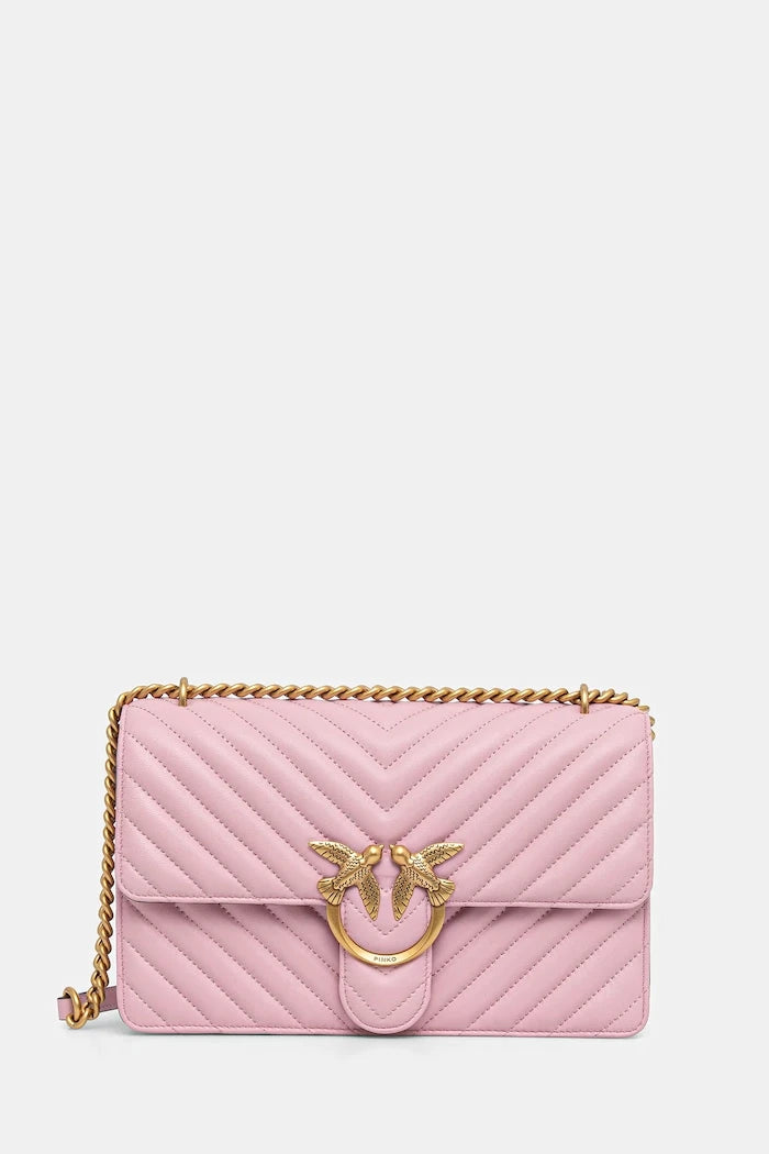 Pinko чанта crossbody дамска от кожа