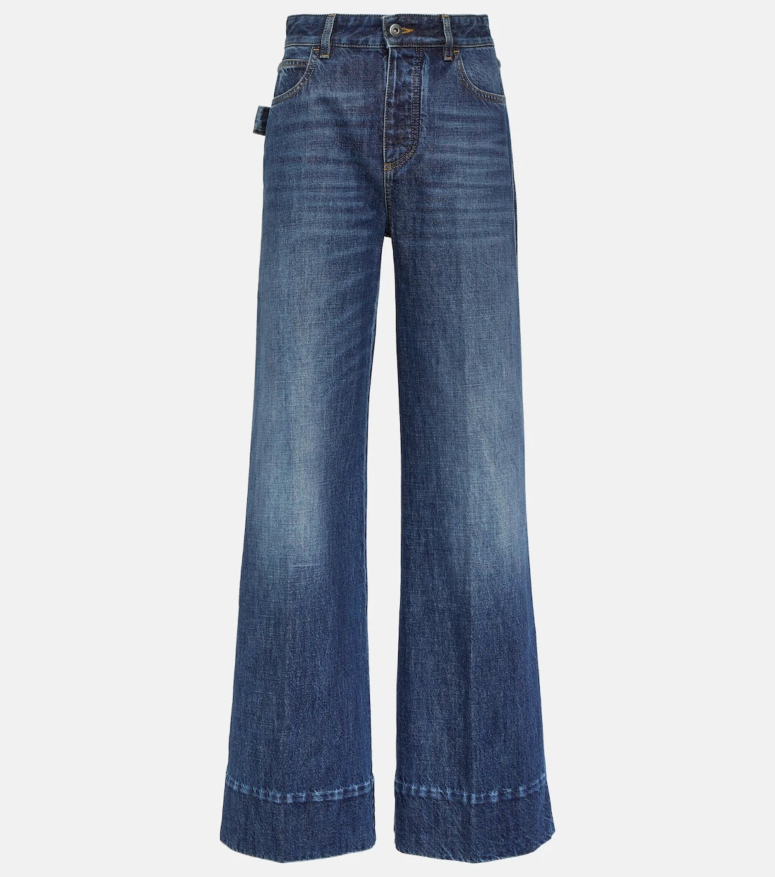 Bottega Veneta - High-rise wide-leg jeans