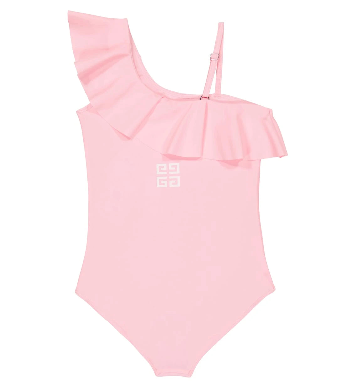 Givenchy Kids - Asimetrik fırfırlı mayo