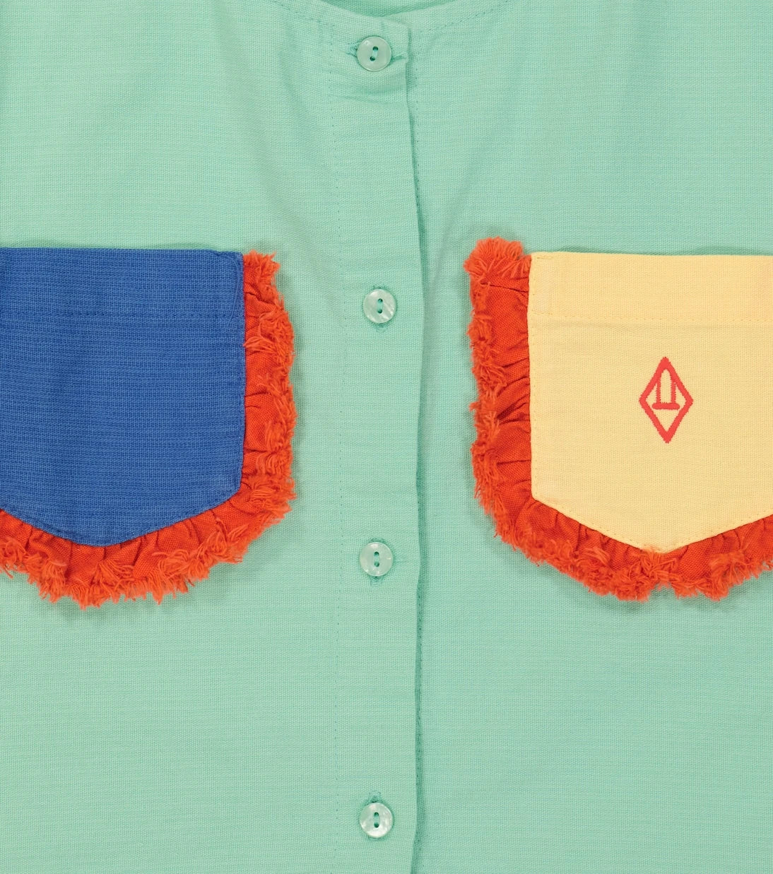The Animals Observatory - Baboon cotton and linen shirt
