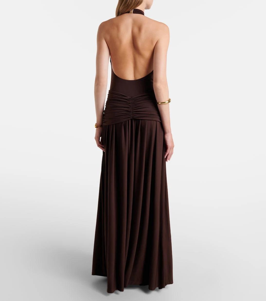 Bananhot - Zoya halterneck maxi dress