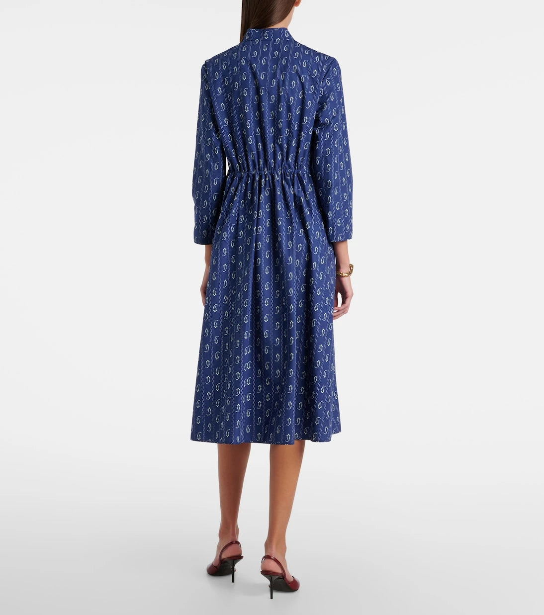 Tory Burch - Printed cotton shirt dress