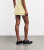 Maje Yellow Tweed Mini Skirt
