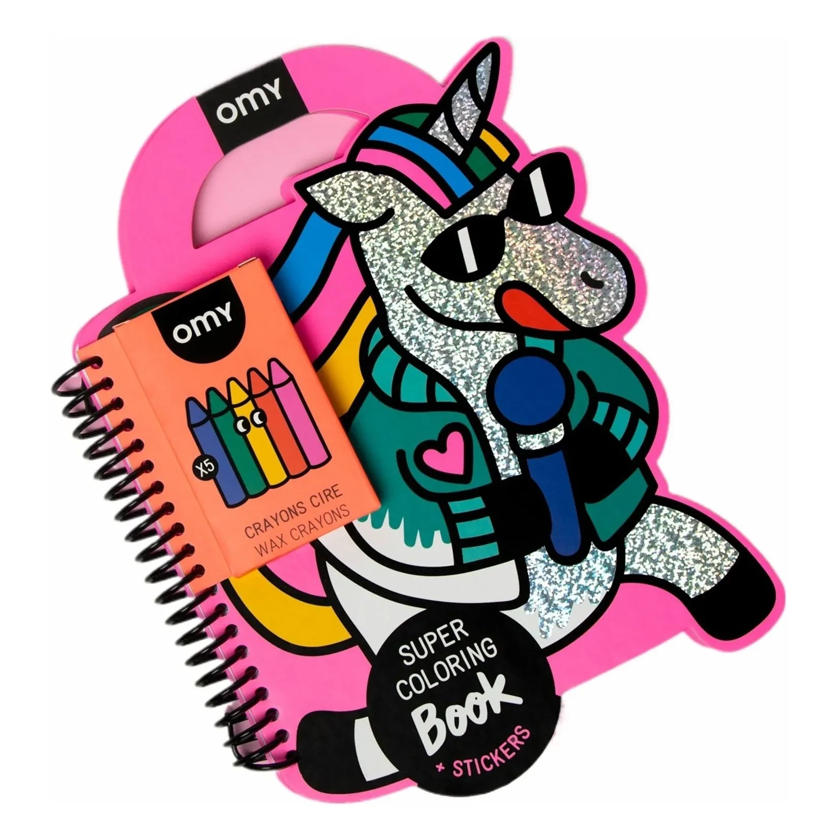 Omy - Lily coloring book with stickers