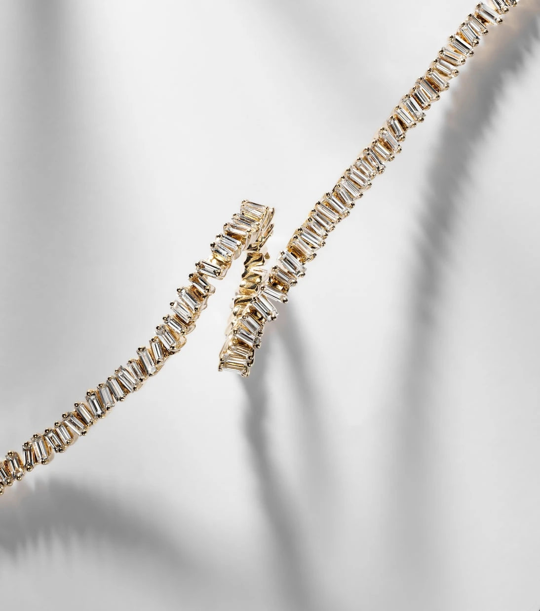 Suzanne Kalan - 18kt gold bracelet with diamonds