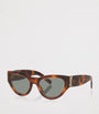 Saint Laurent Brown Acetate SL M94 Rim Cat Eye Sunglasses