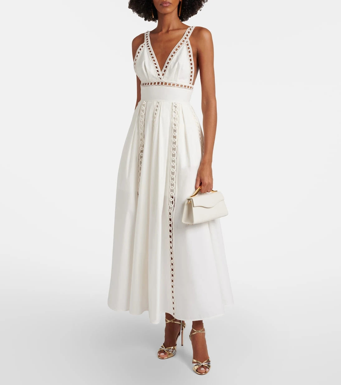 Elie Saab - Petit Wave leather top-handle bag