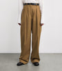 Brown Igor Wide-Leg Tailored Trousers