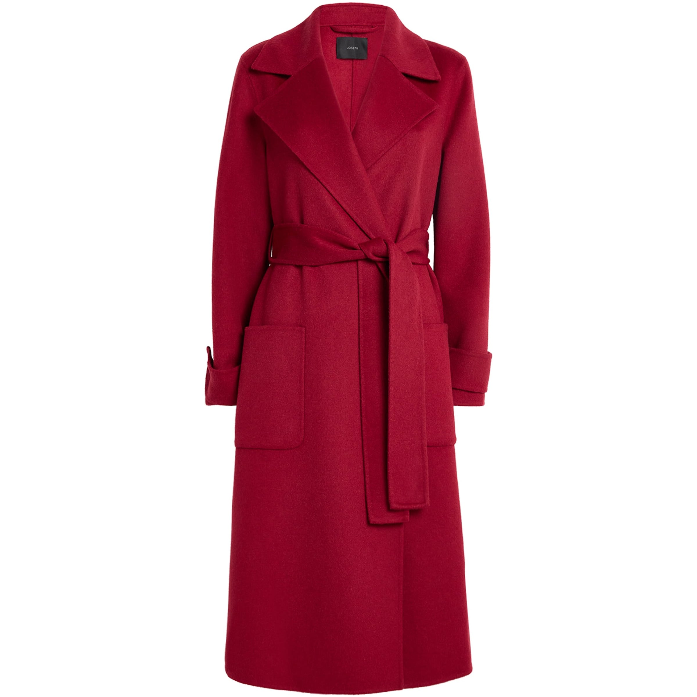 Joseph Red Wool-Cashmere Arline Coat