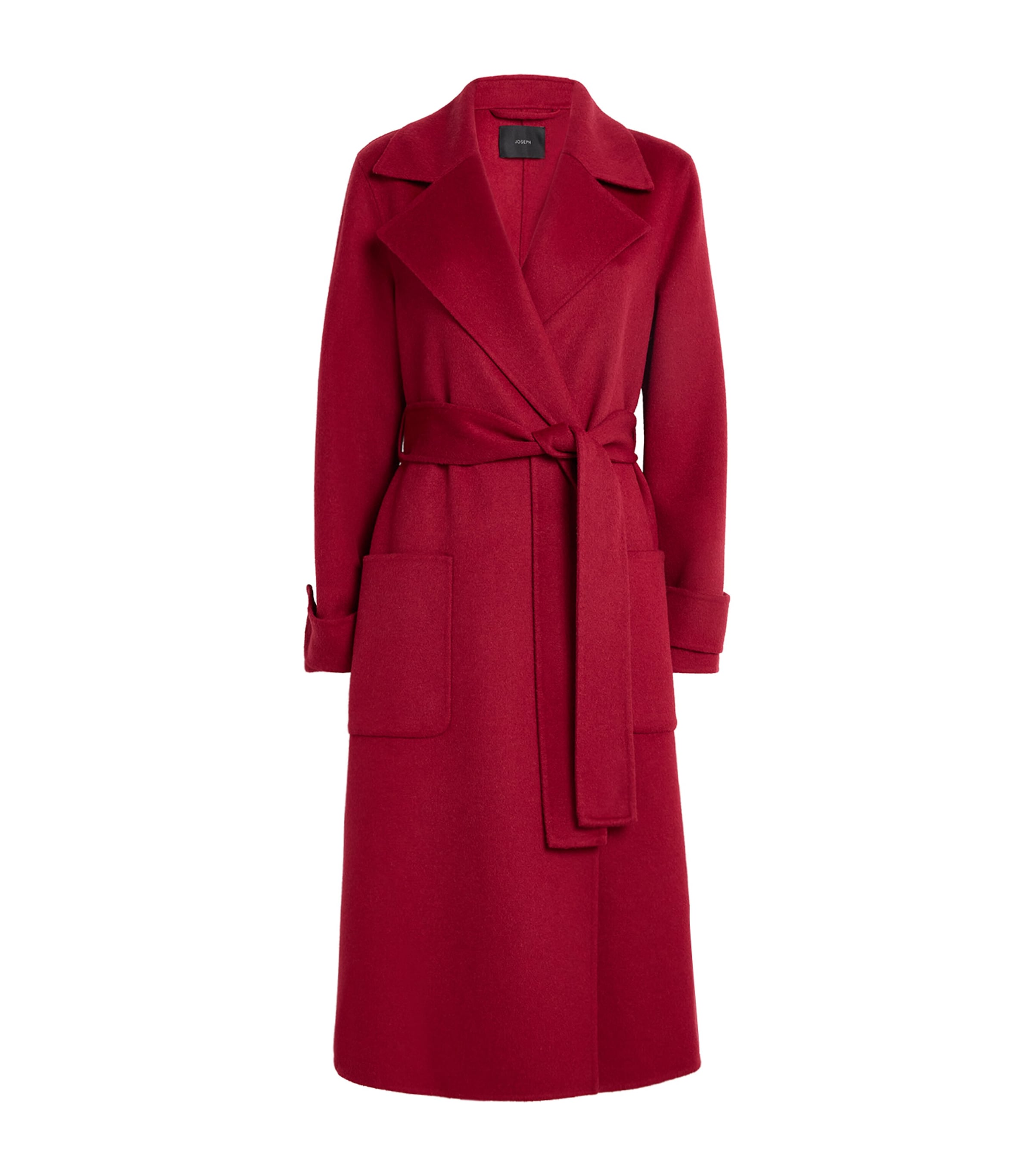 Joseph Red Wool-Cashmere Arline Coat