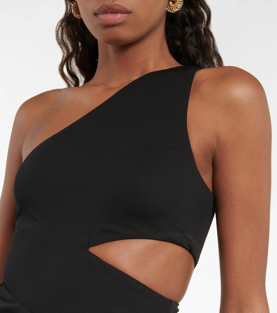 Staud - Letta one-shoulder cutout maxi dress