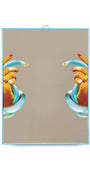 Огледало за стена Seletti Big Hands with Snakes 30 x 40 cm