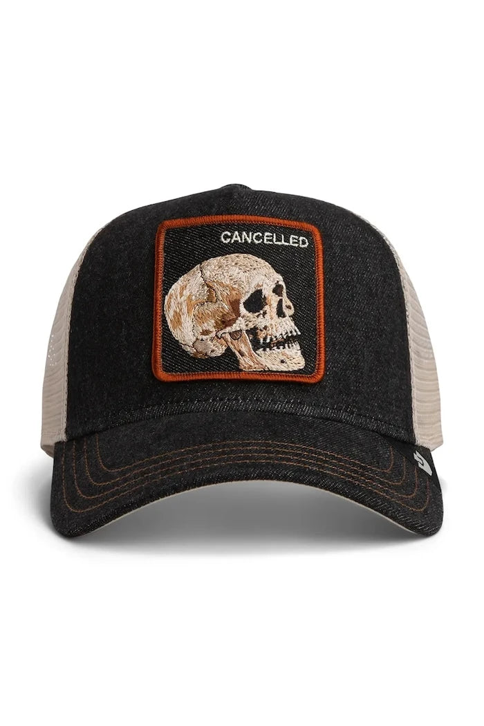 Goorin Bros шапка с козирка Denim Skull