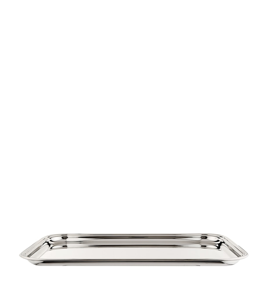 Silver Plated Georgian Rectangular Tray (50 x 33cm)