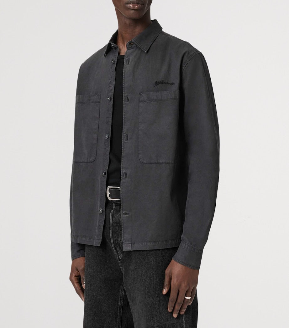 Blue Organic Cotton-Blend Rohdi Overshirt