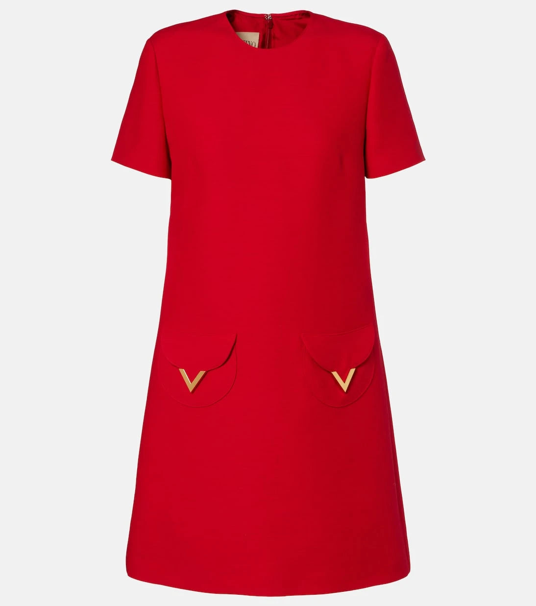 Valentino - Crepe Couture VGold minidress