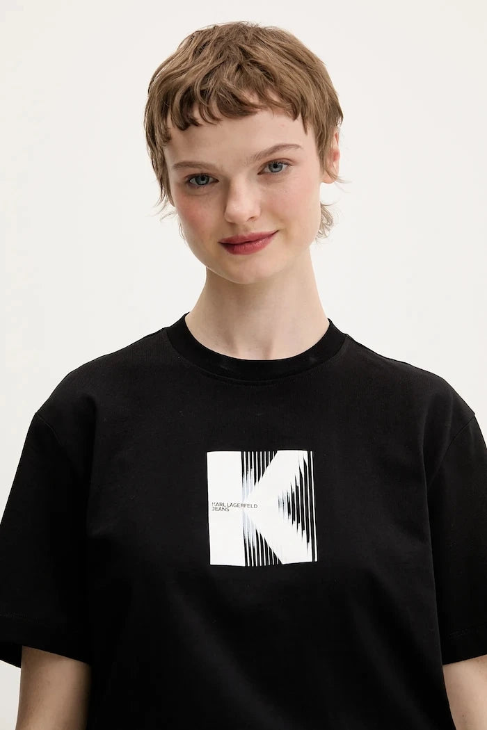 Памучна тениска Karl Lagerfeld Jeans