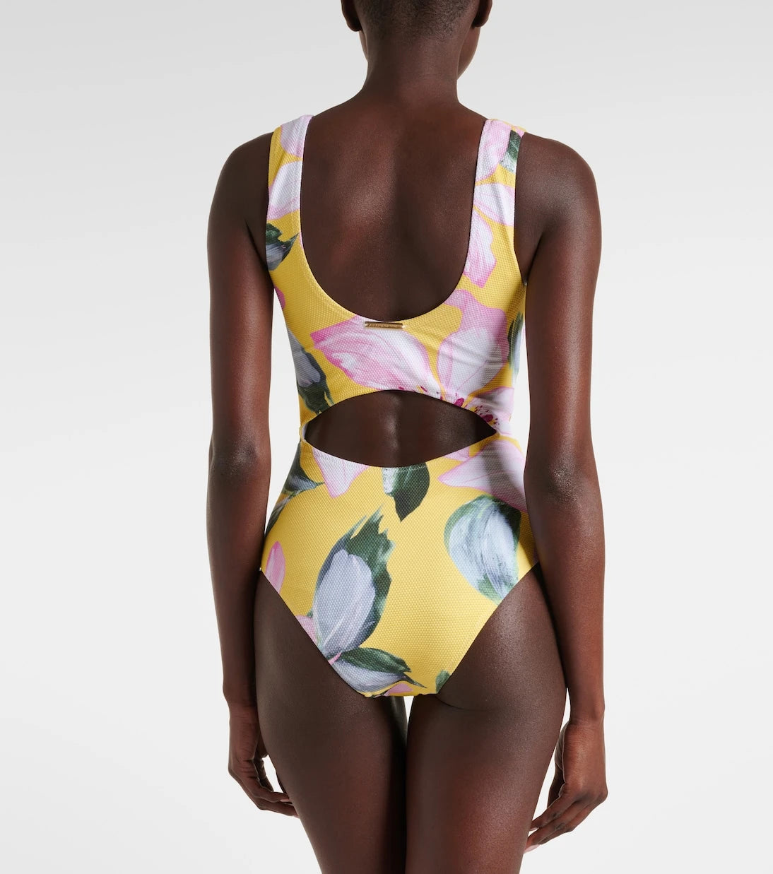 Alexandra Miro - Beth floral cutout swimsuit