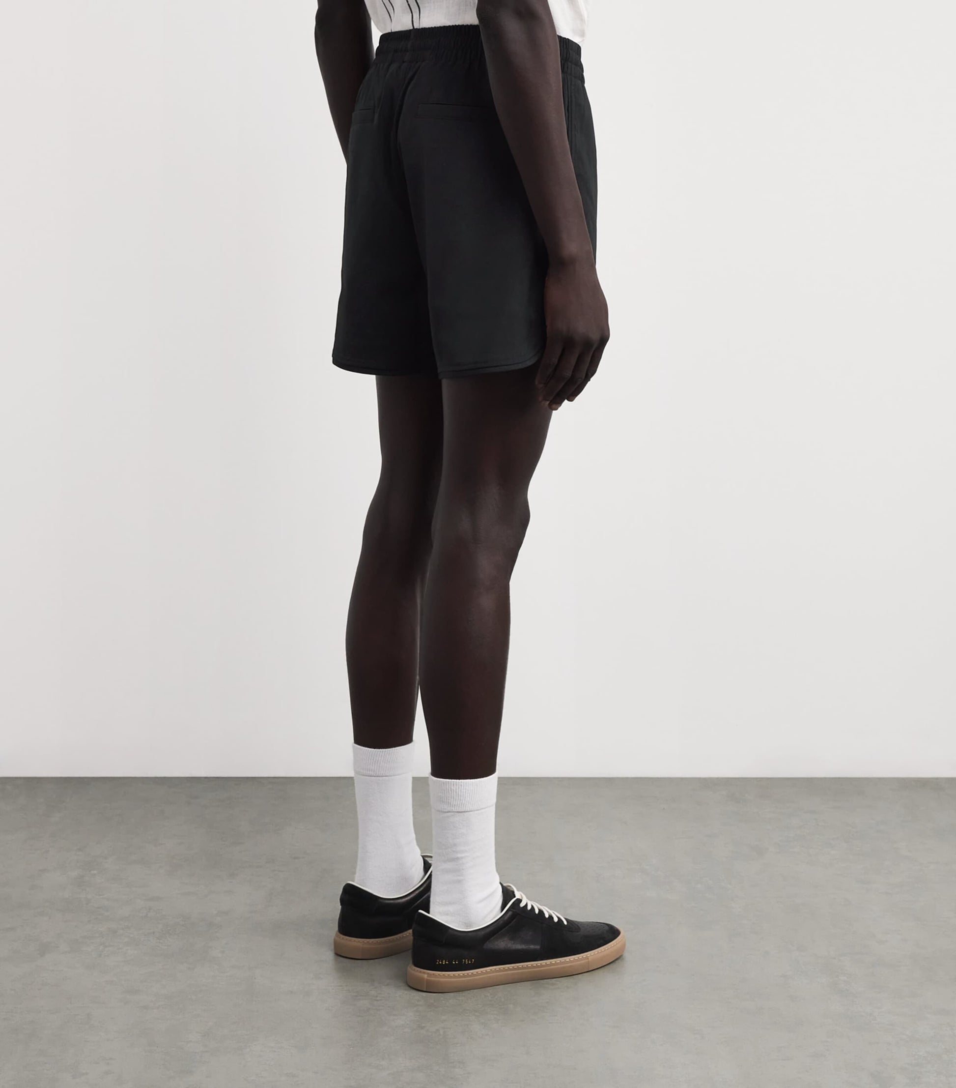 Piped-Detail Track Shorts