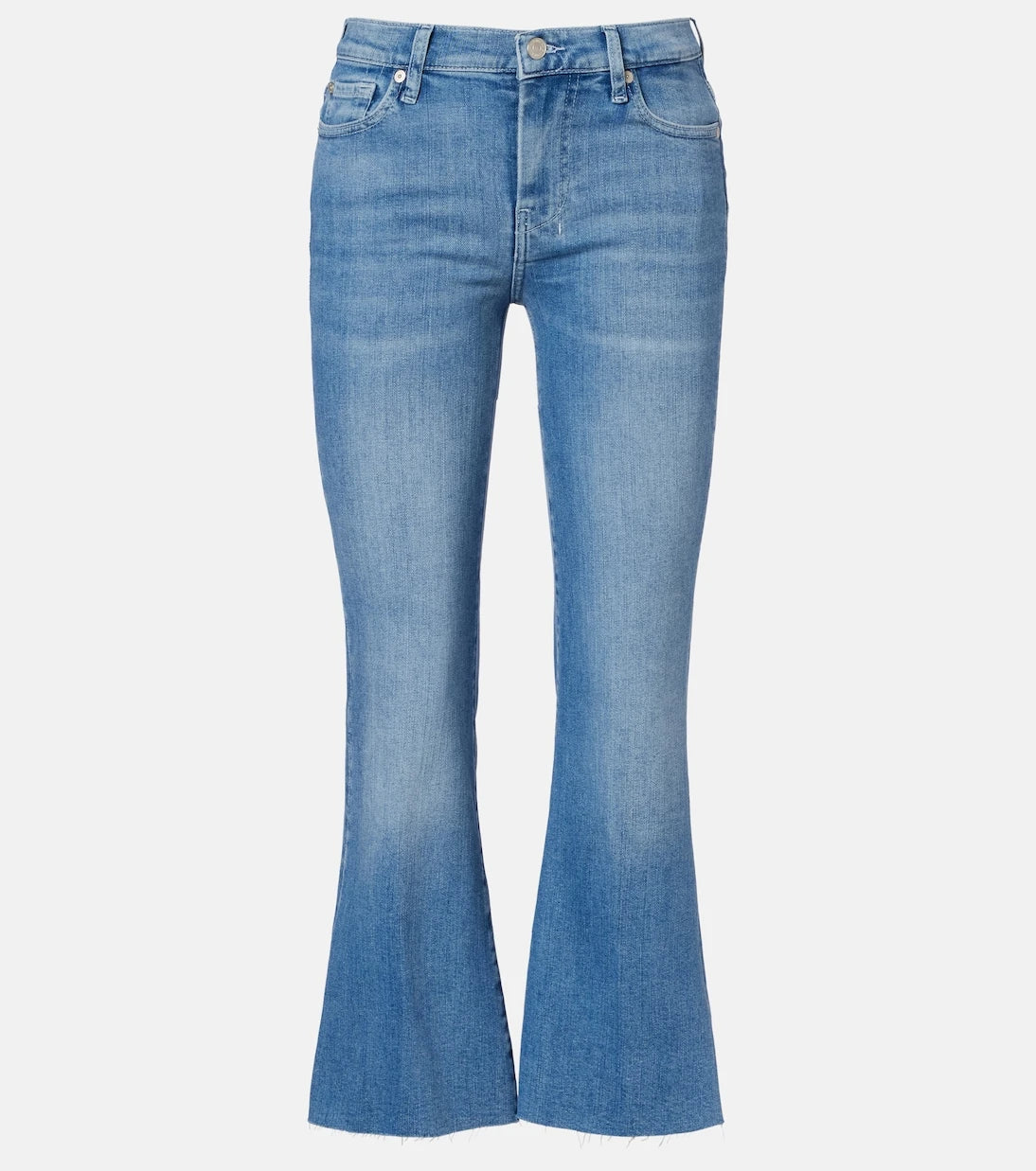 7 For All Mankind - Dojo cropped flared jeans