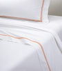 Organic Cotton Duo Orange Double Flat Sheet (240cm x 295cm)