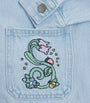Stella McCartney Kids Floral Embroidered Denim Jacket (2-12 Years)