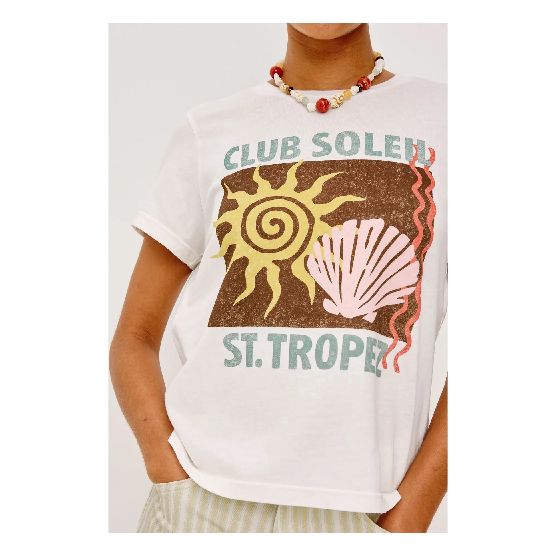 Rails - Classic Crew Cotton T-shirt | White
