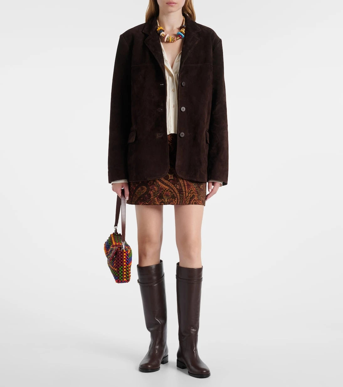 Staud - Harlow leather knee-high boots