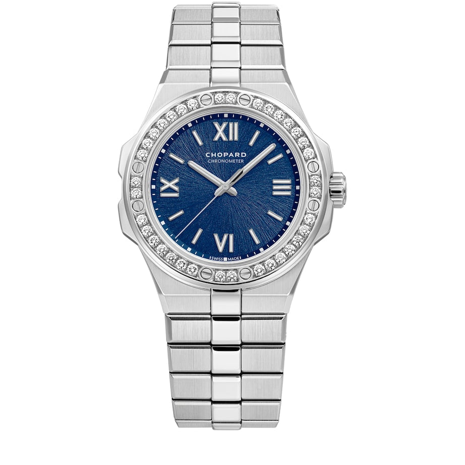 Stainless Steel and Diamond Alpine Eagle Small Watch 36mm